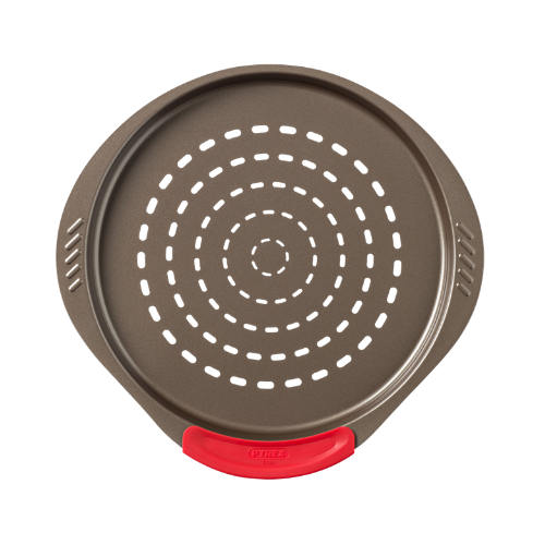 asimetriA - Plaque à pizza en métal avec prise en main facile - différentes tailles & formes