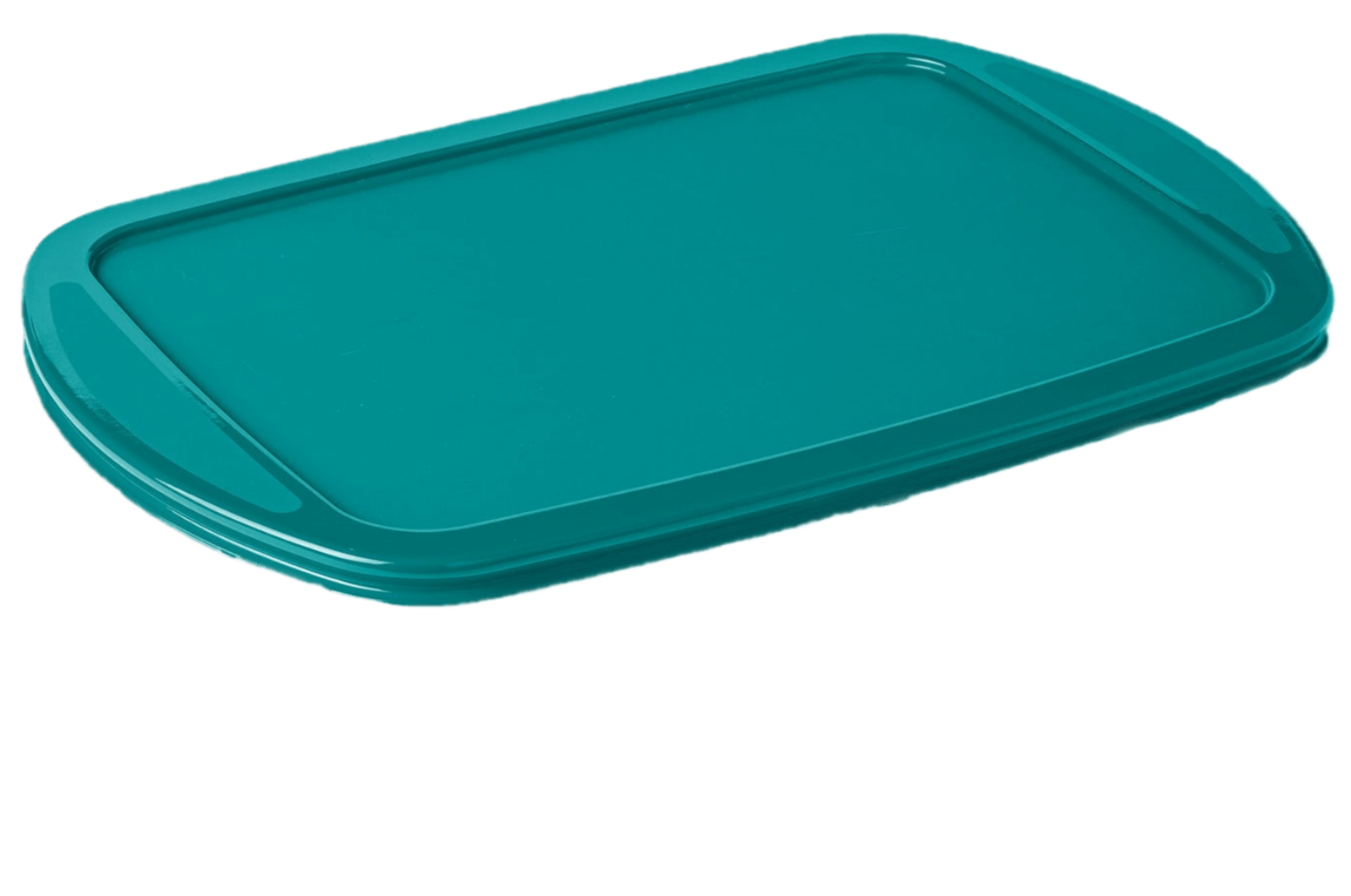 Cook&Store - Coperchio di riserva rettangolare verde pavone