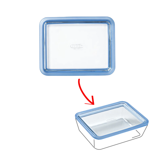 Zero Plastic - Replacement glass lid with seal