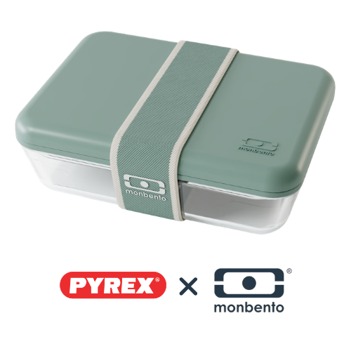 Bento aus Glas - Exklusive Edition Pyrex® X monbento®