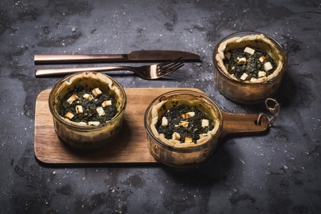 Set of 4 glass ramekins 10 cm