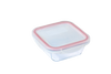 Plat carré en verre avec couvercle étanche - Cook & Go