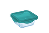 Plat carré en verre avec couvercle étanche - Cook & Go