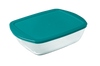 Cook & Store - Rectangular glass dish with lid
