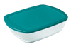 Cook & Store - Rectangular glass dish with lid