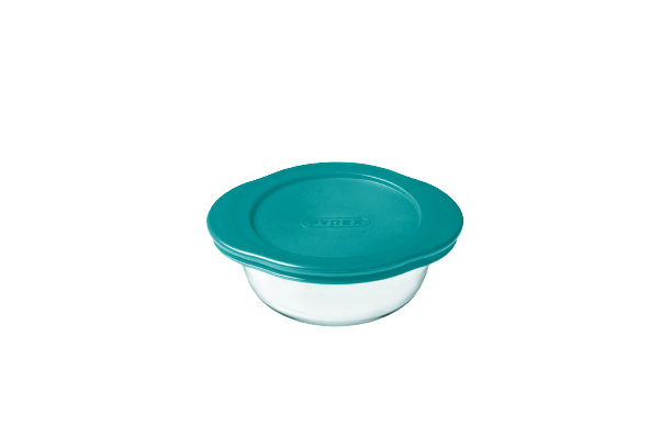 Runde Glasschale mit Deckel - Cook & Store