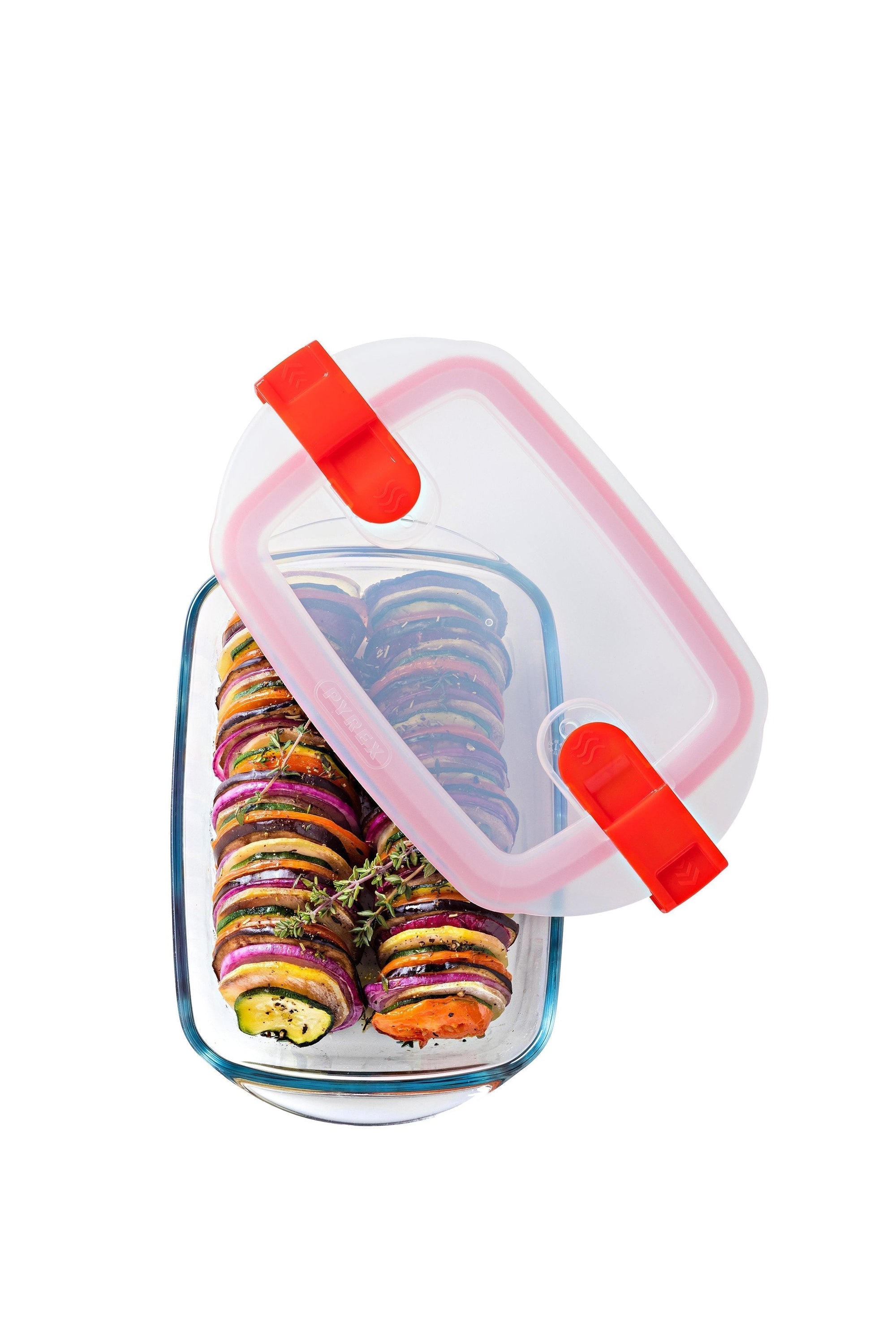 Lot de 7 plats avec couvercle à valves vapeur - Cook & Heat