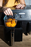 Plato de vidrio para airfryer con asa extraíble