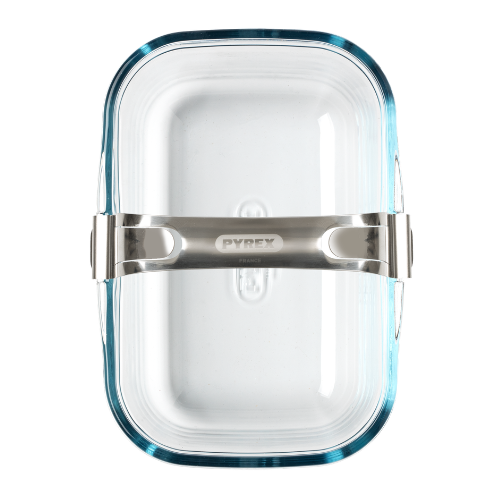 Plato de vidrio para airfryer con asa extraíble