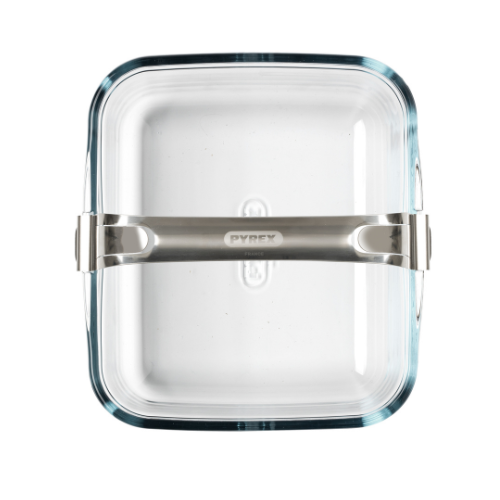 Plato de vidrio para airfryer con asa extraíble