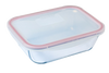 Cook&Go - Caja rectangular de cristal hermética para guardar alimentos