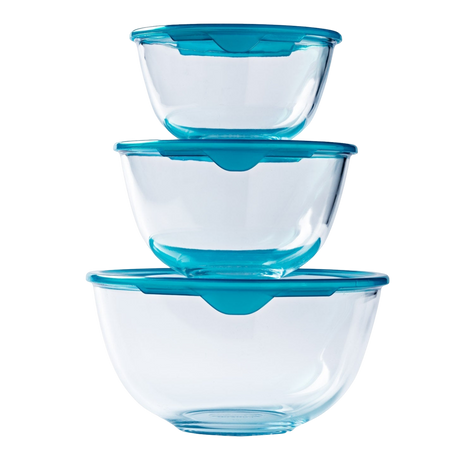 Set of bowls with lid Prep Store Pyrex® Webshop EU
