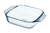 Quadratische Auflaufform aus Glas leicht zu handhaben 29x23 cm - Irresistible