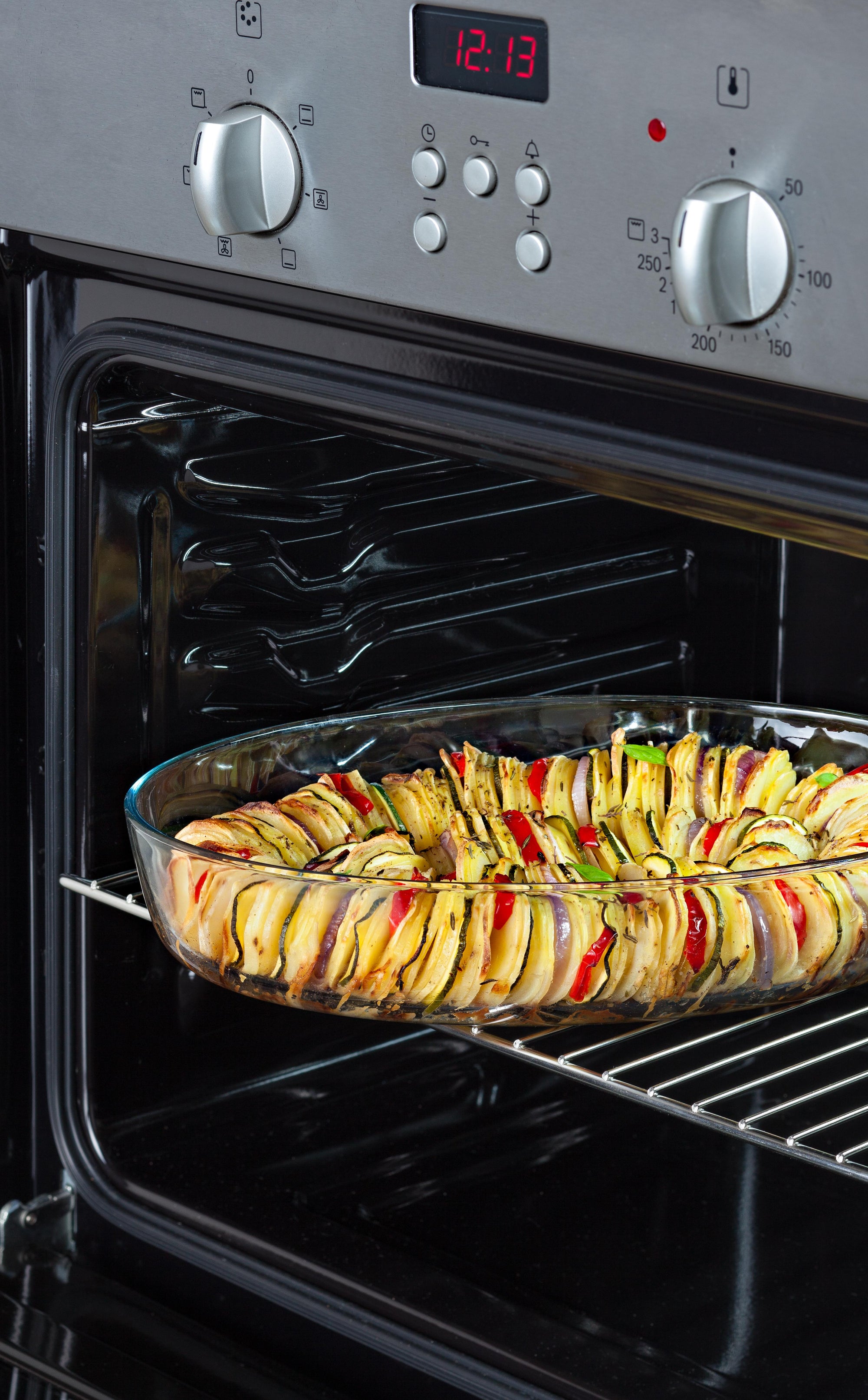 Ovale Familien-Backform aus Glas mit Deckel für 4/5 Personen - Cook & Store