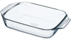 Plat à four rectangulaire en verre prise en main facile