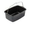 Molde de metal para bizcocho para freidora sin aceite, con asa