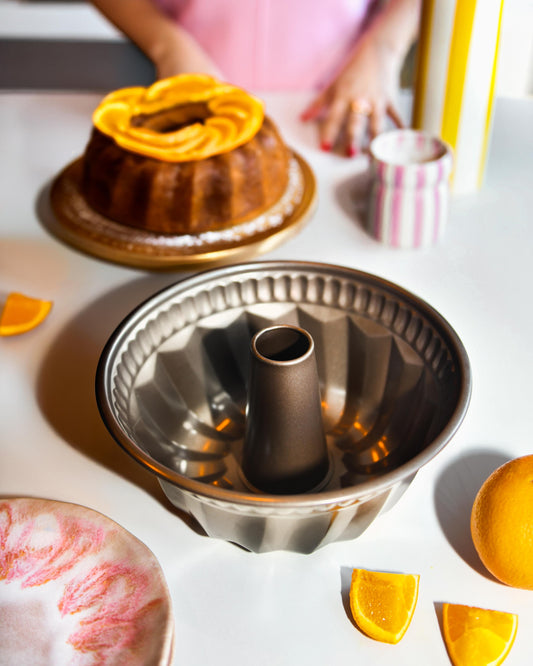 asimetriA - Moule à kouglopf en métal 22 cm