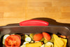 Fuente de metal para horno rectangular de fácil agarre - asimetriA