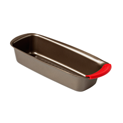 asimetriA - Moule à cake en métal avec prise en main facile