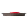 Fuente de metal para horno rectangular de fácil agarre - asimetriA