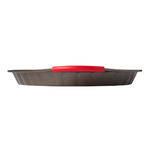 Fuente de metal para horno rectangular de fácil agarre - asimetriA