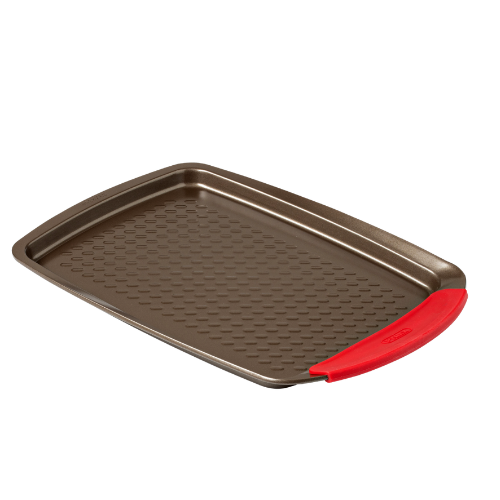 Plaque à pâtisserie en métal avec prise en main facile 33x25 cm- asimetriA