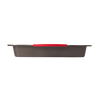 Fuente de metal para horno rectangular de fácil agarre - asimetriA