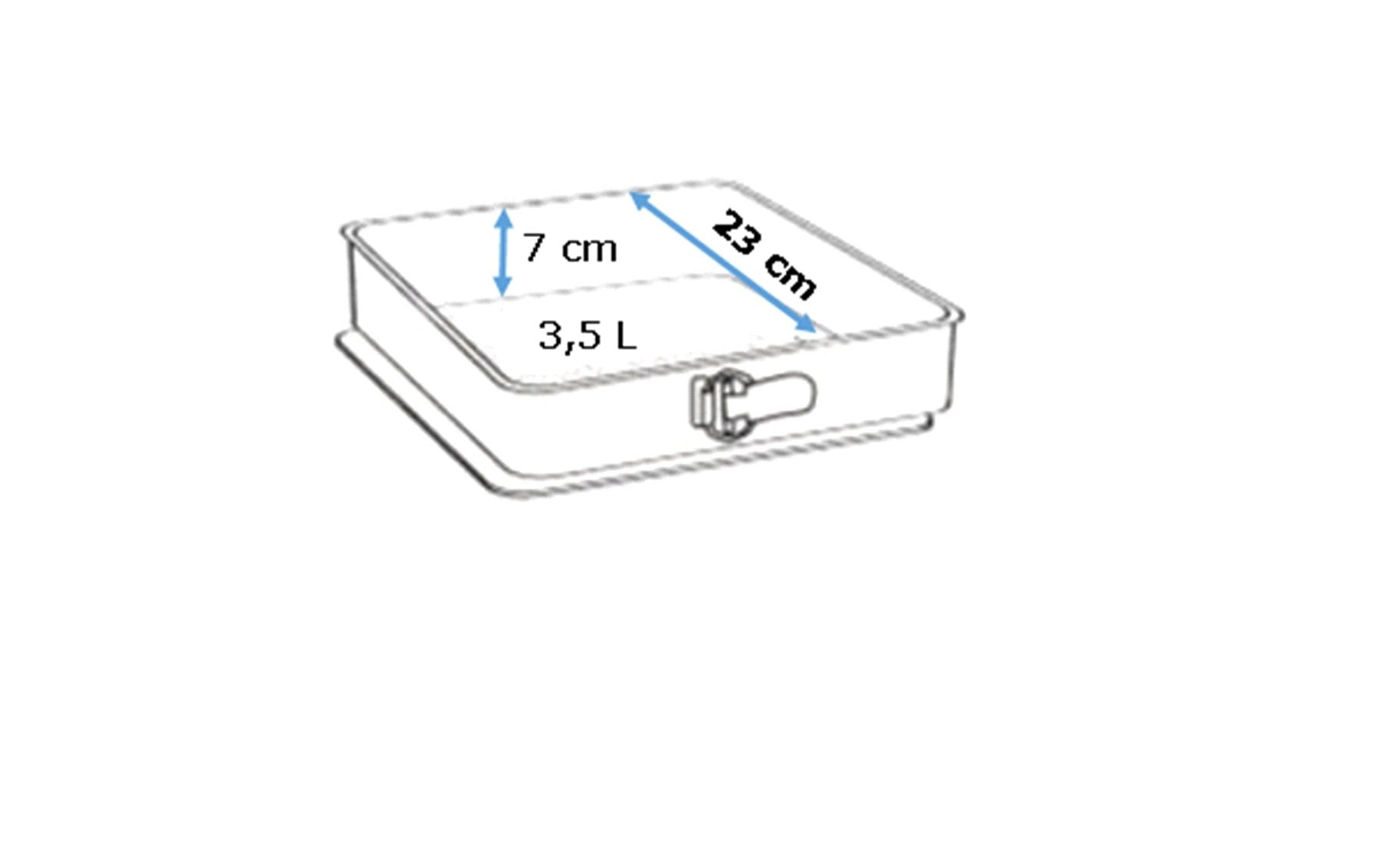 Set van 3 metalen scharniermallen - asimetriA