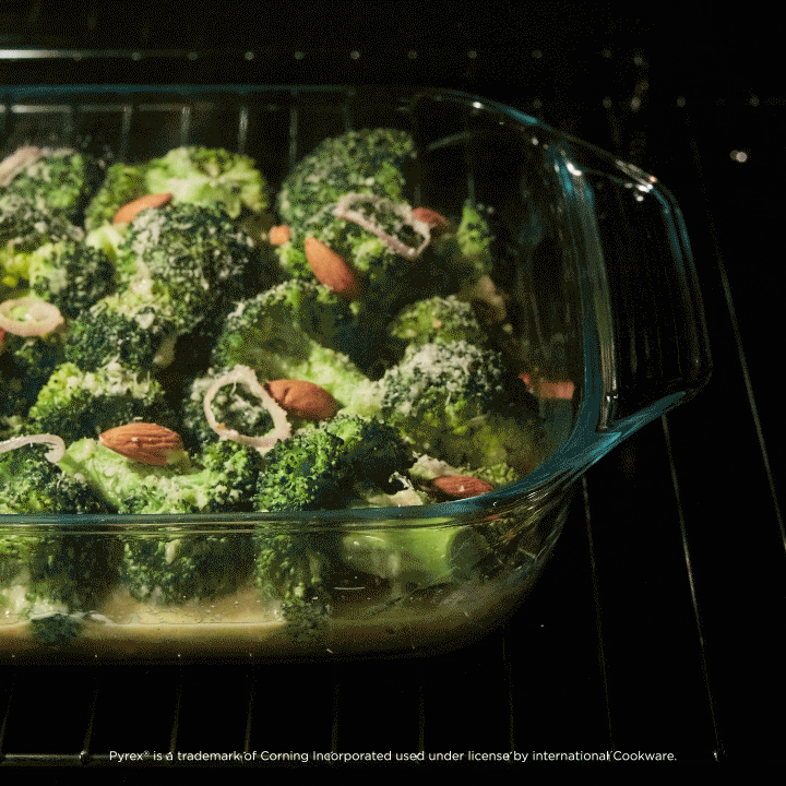 Plat à four rectangulaire en verre prise en main facile