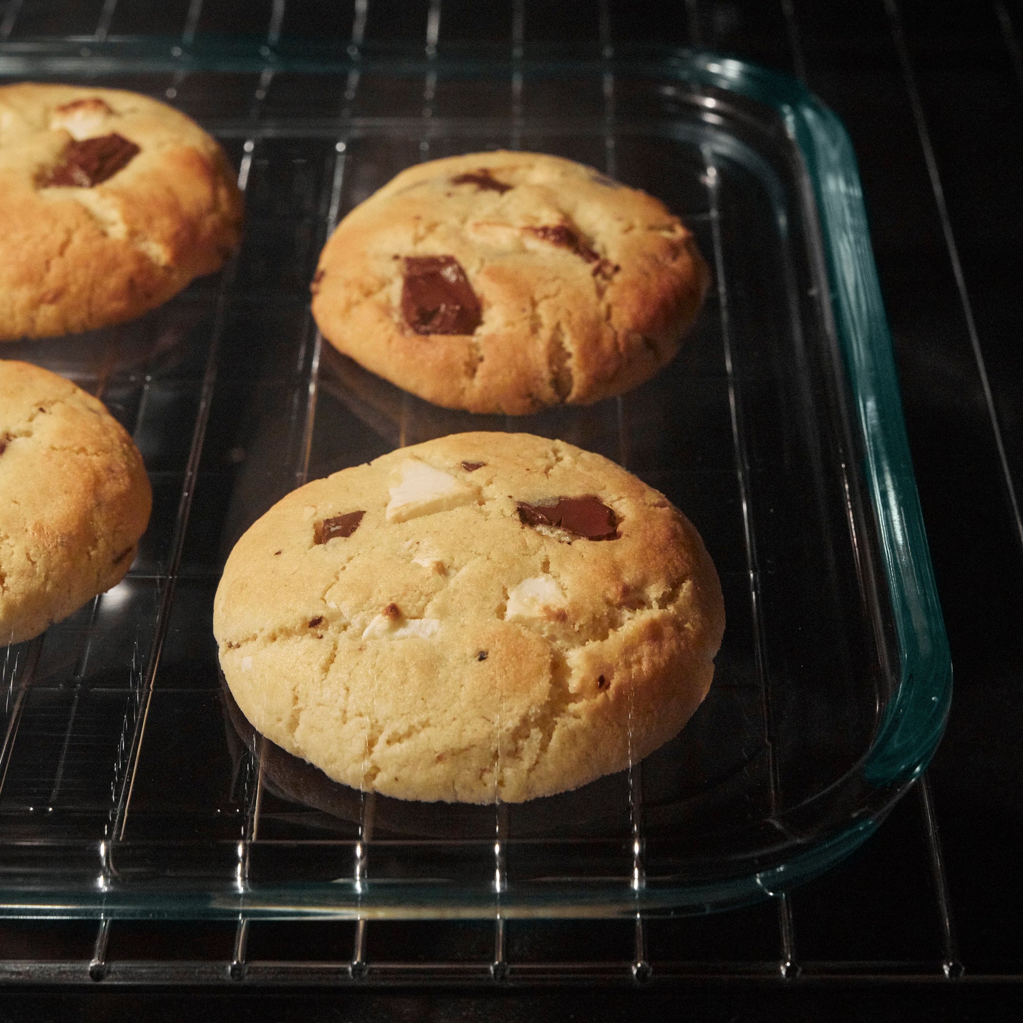 Set van 2 multifunctionele glazen bakplaten - Bake & Enjoy