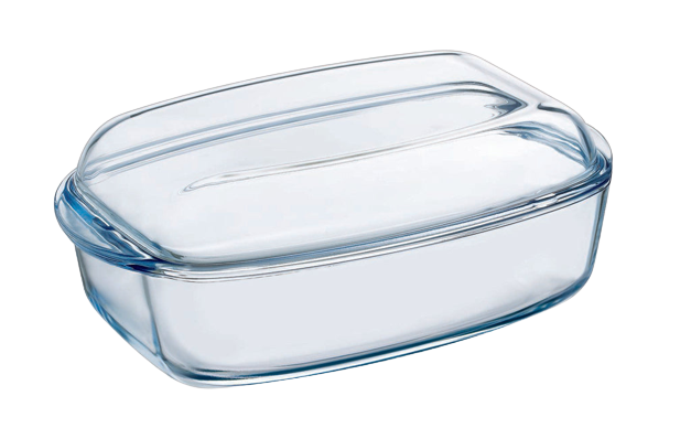 Rectangular glass Cocotte replacement lid