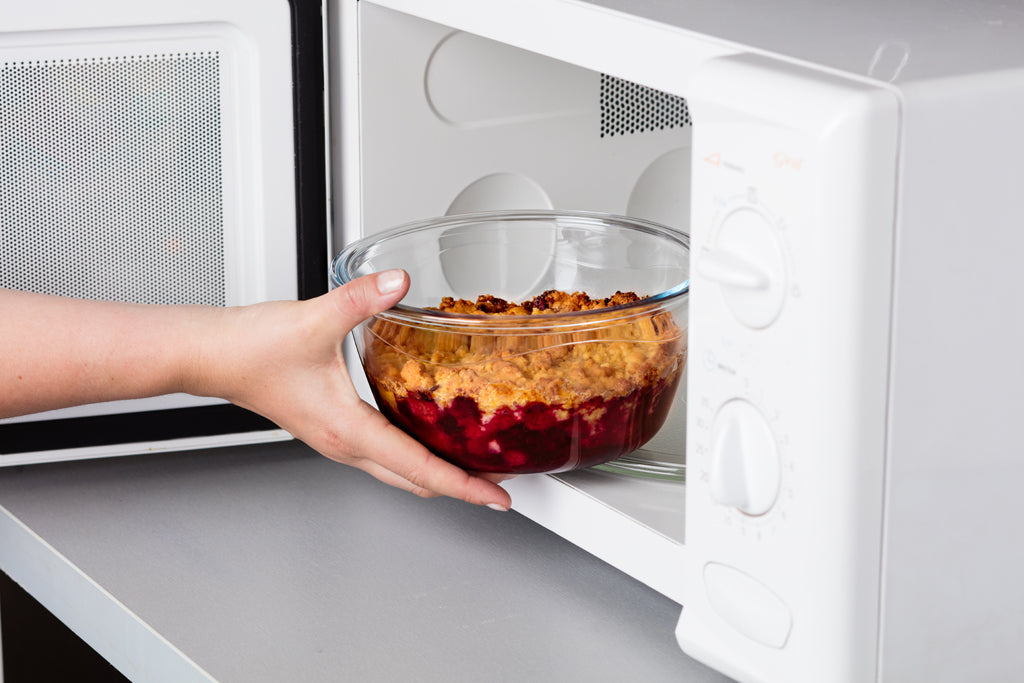 Set aus 2 runden Glasschüsseln mit wasserdichtem Deckel - Cook & Go