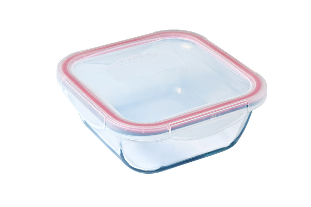 Plat carré en verre avec couvercle étanche - Cook & Go