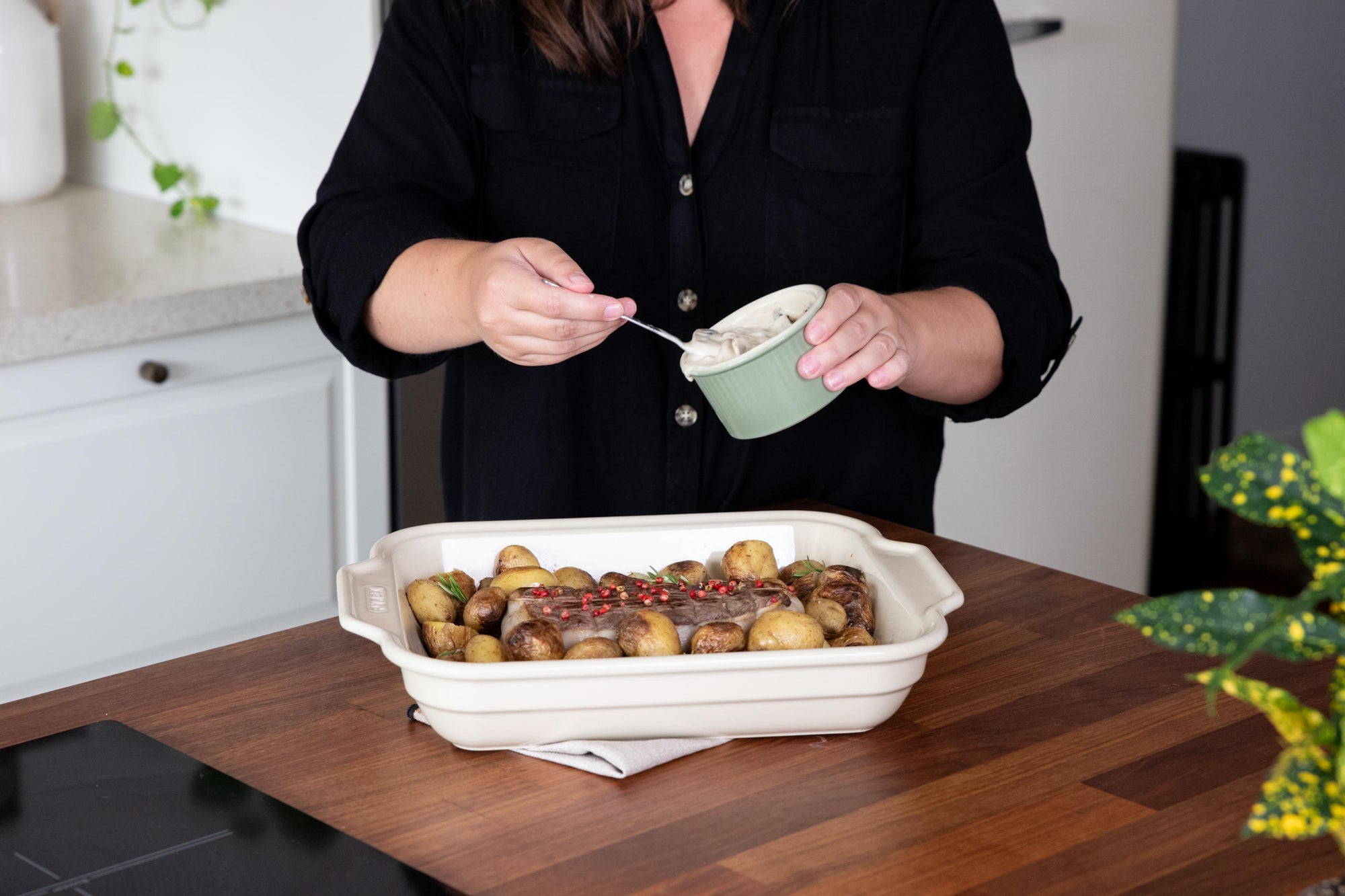 Plat à four rectangulaire en céramique Création