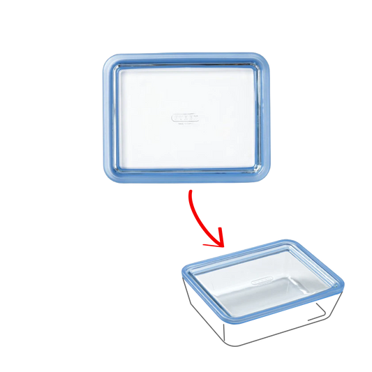 Zero Plastic - Replacement glass lid with seal