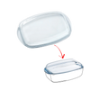 Rectangular glass Cocotte replacement lid