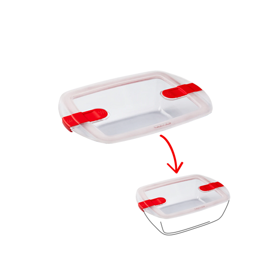 Cook&Heat - Rechteckiger Ersatzdeckel mit Dampfventilen