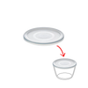 Cook&Freeze - Tapa redonda de repuesto