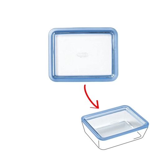 Zero Plastic - Replacement glass lid with seal
