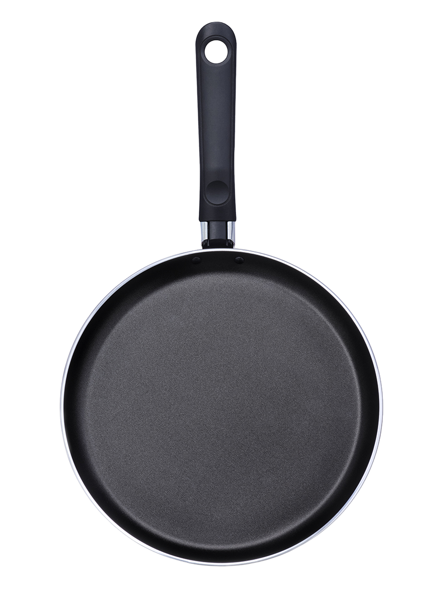 Crêpemaker met antiaanbaklaag voor alle branders behalve inductie 25cm - Feestelijk