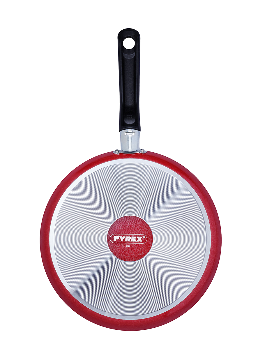 Crêpemaker met antiaanbaklaag voor alle branders behalve inductie 25cm - Feestelijk