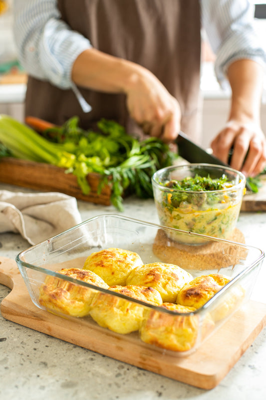 Cook&Freeze - Set di 3 contenitori speciali in vetro per congelatori