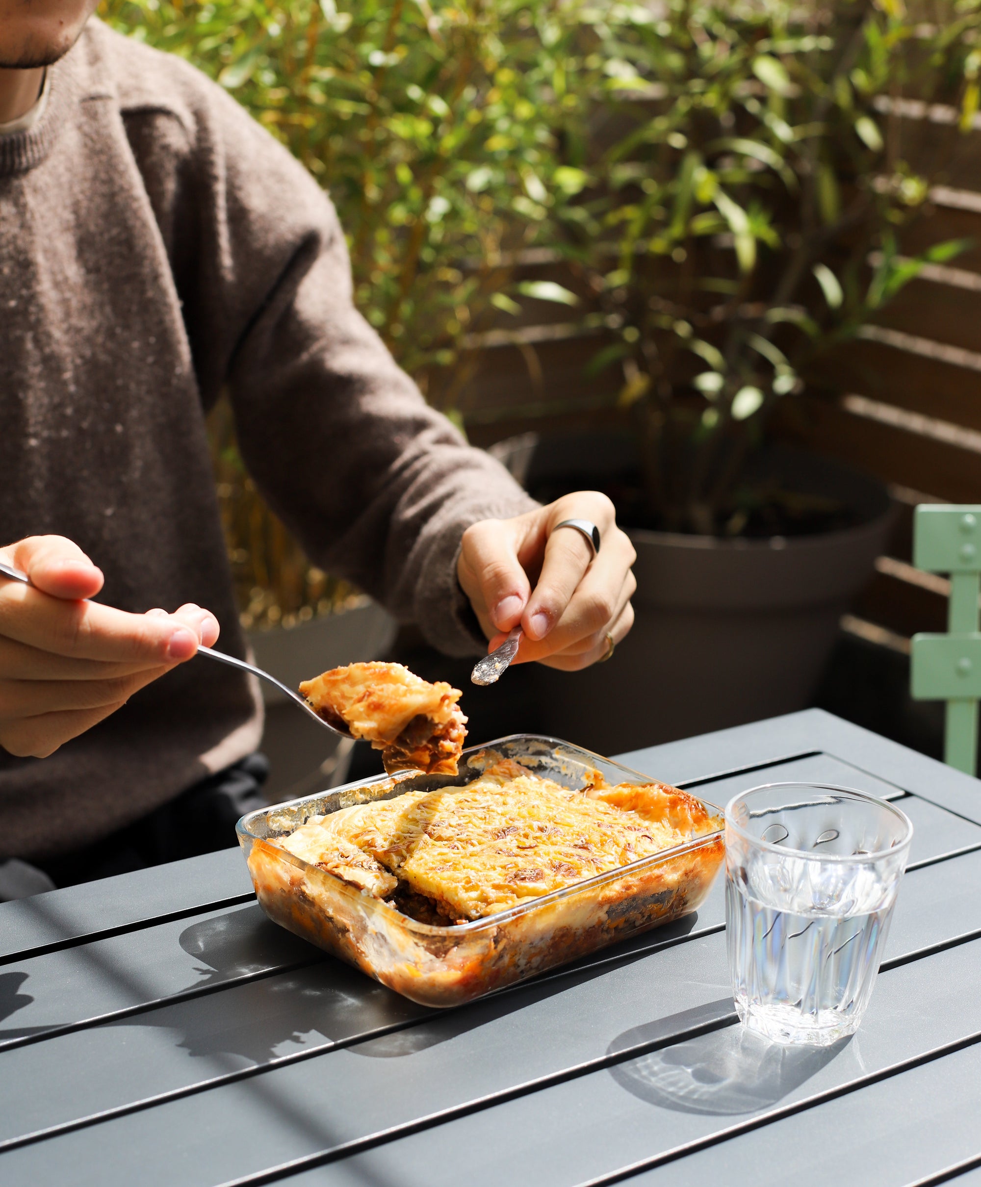 Cook&Freeze - Set van 3 rechthoekige glazen schalen van verschillende afmetingen met deksels