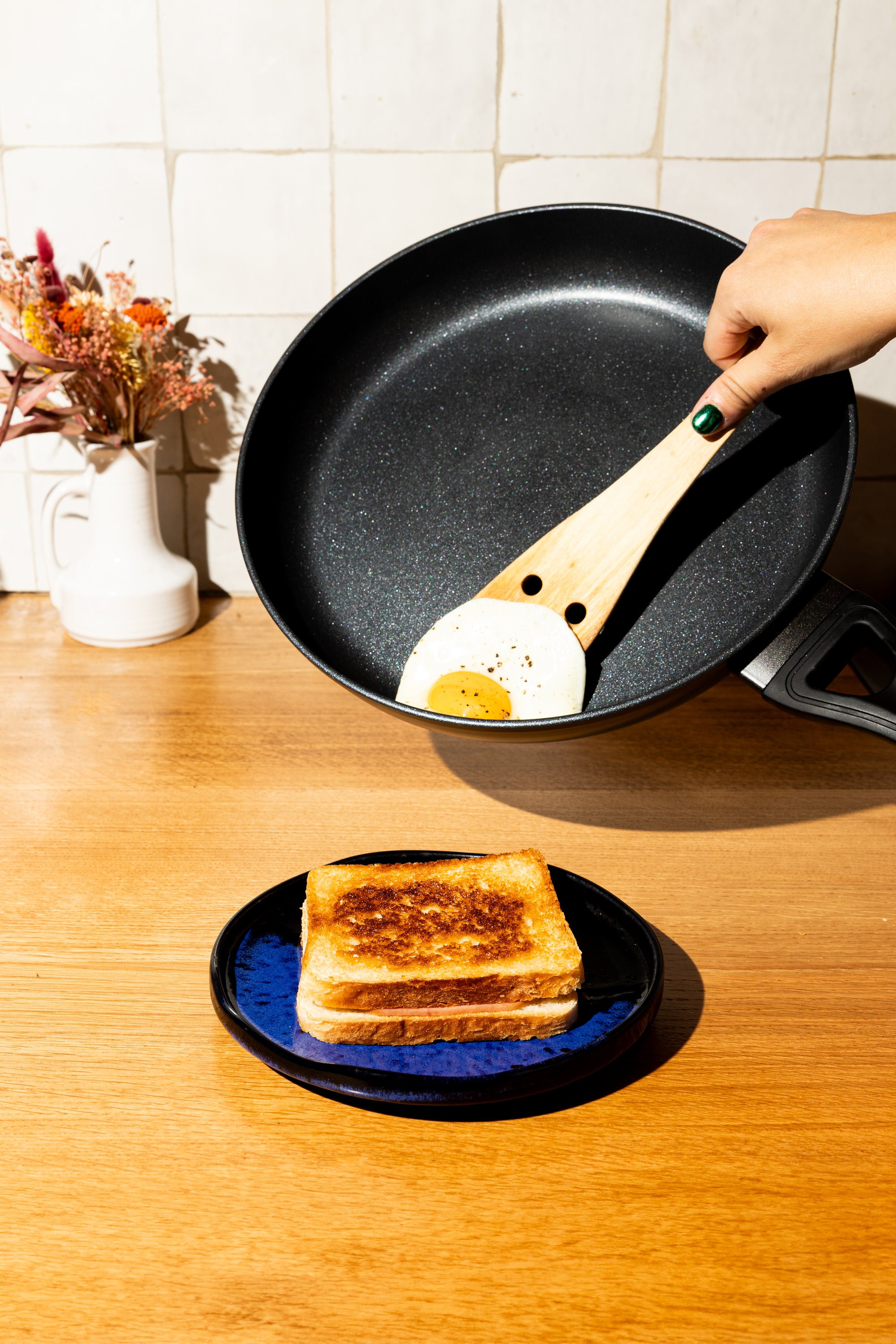 OPTIMA+ koekenpan met antiaanbaklaag