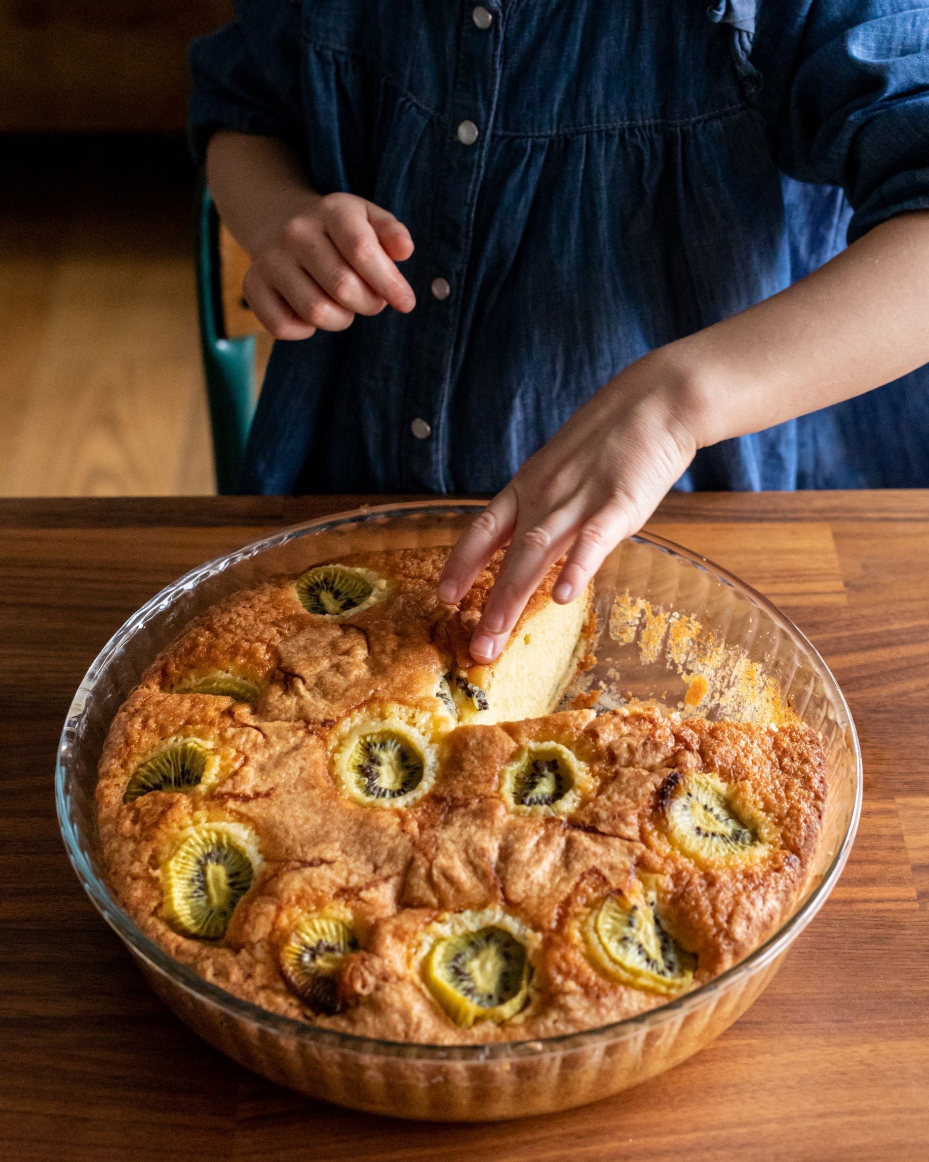 Vierviertelform aus Glas 26 cm