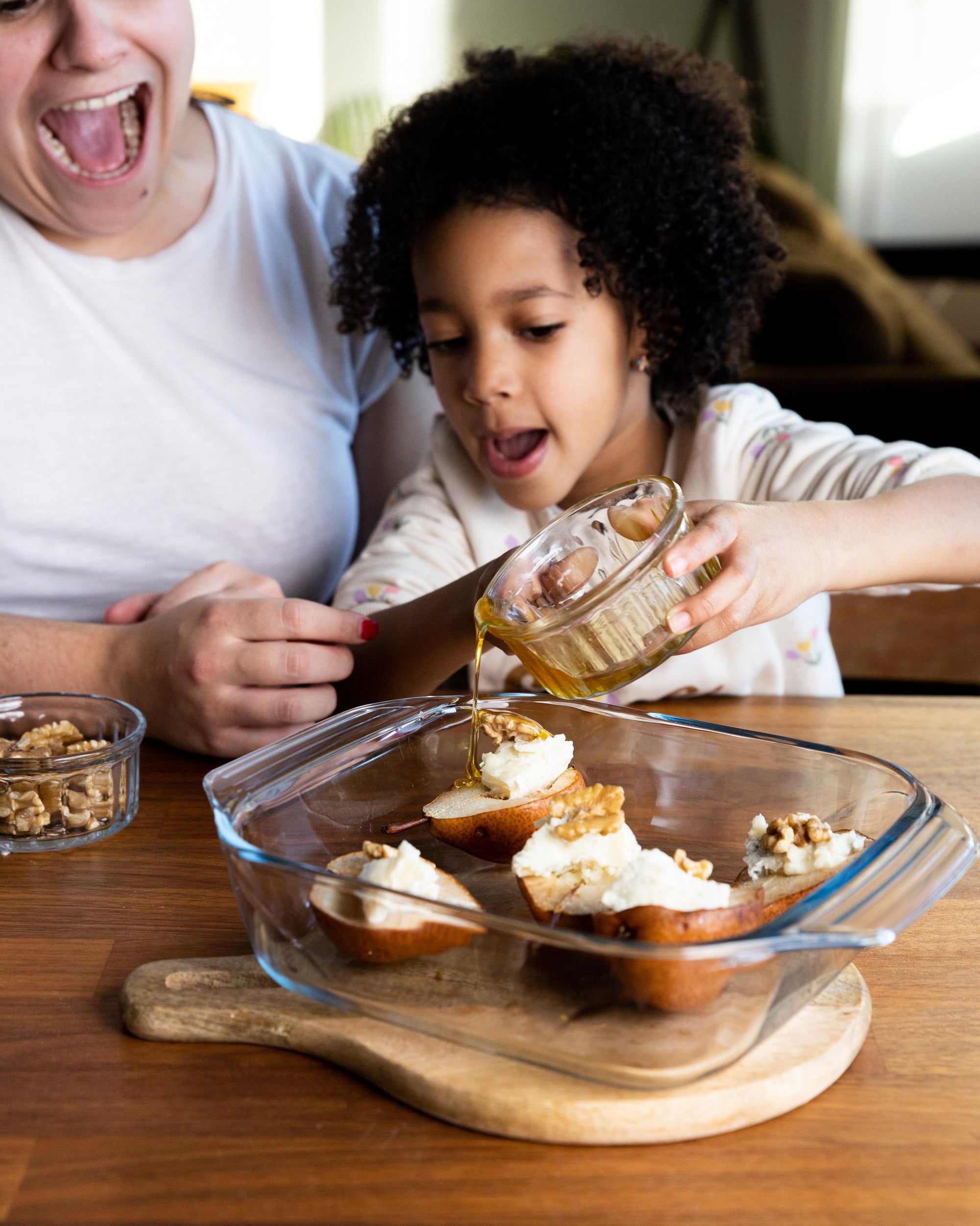 Quadratische Auflaufform aus Glas leicht zu handhaben 29x23 cm - Irresistible