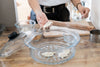 Steam cooking - Steam basket and glass lid set
