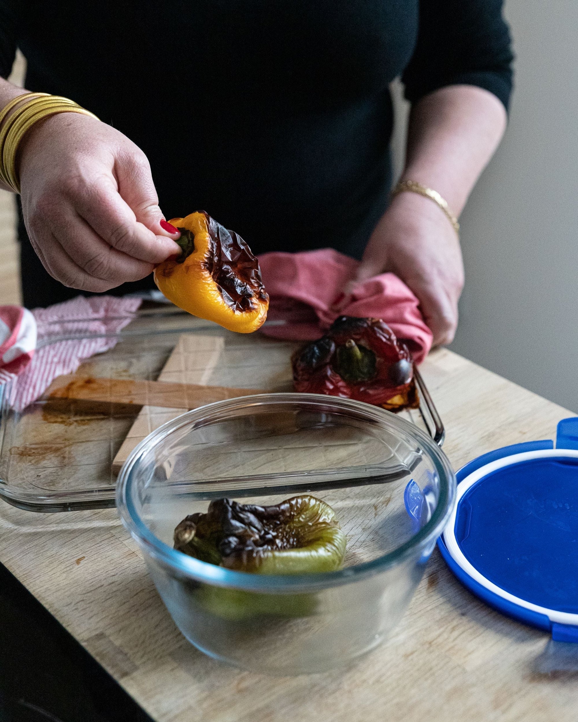 Cook&Go - Ronde glazen bewaardoos met waterdicht deksel