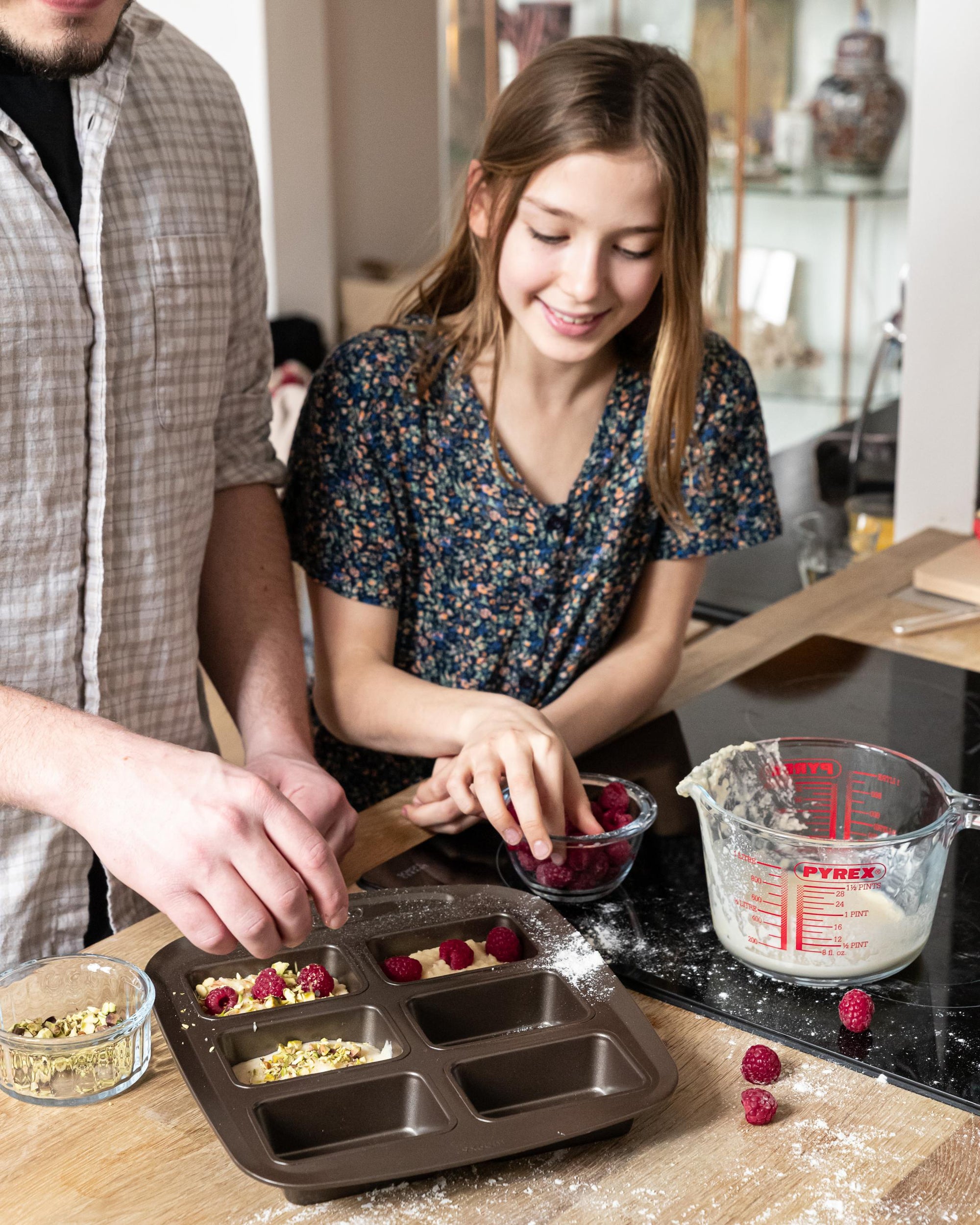 Mini tortiera in metallo con 6 cavità - asimetriA