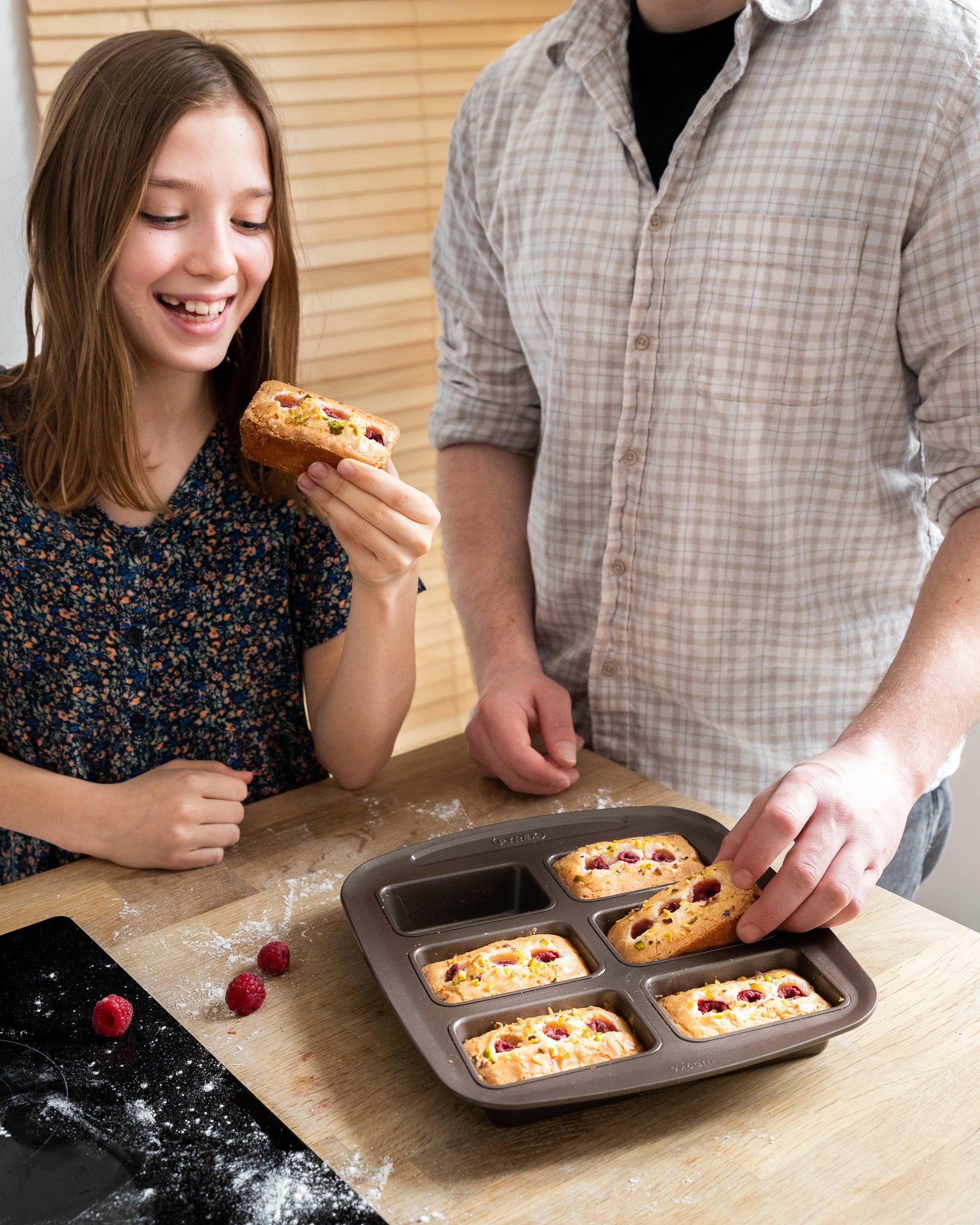 Mini tortiera in metallo con 6 cavità - asimetriA